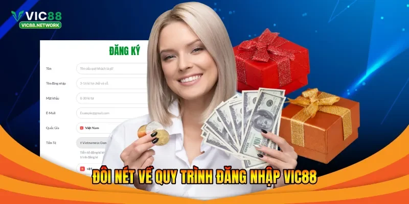 Đôi nét về quy trình đăng nhập Vic88